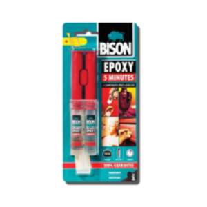 kolla epoxiki bison epoxy syrigne 5min 24ml 1