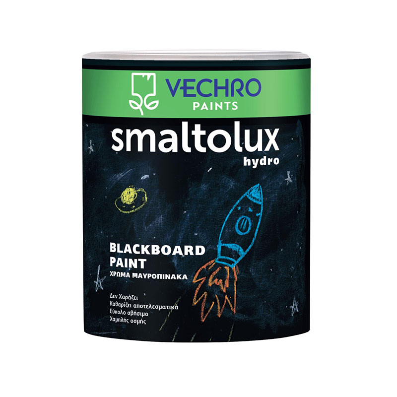 SMALTOLUX HYDRO BLACKBOARD PAINT 750ml vechro smaltolux blackboard